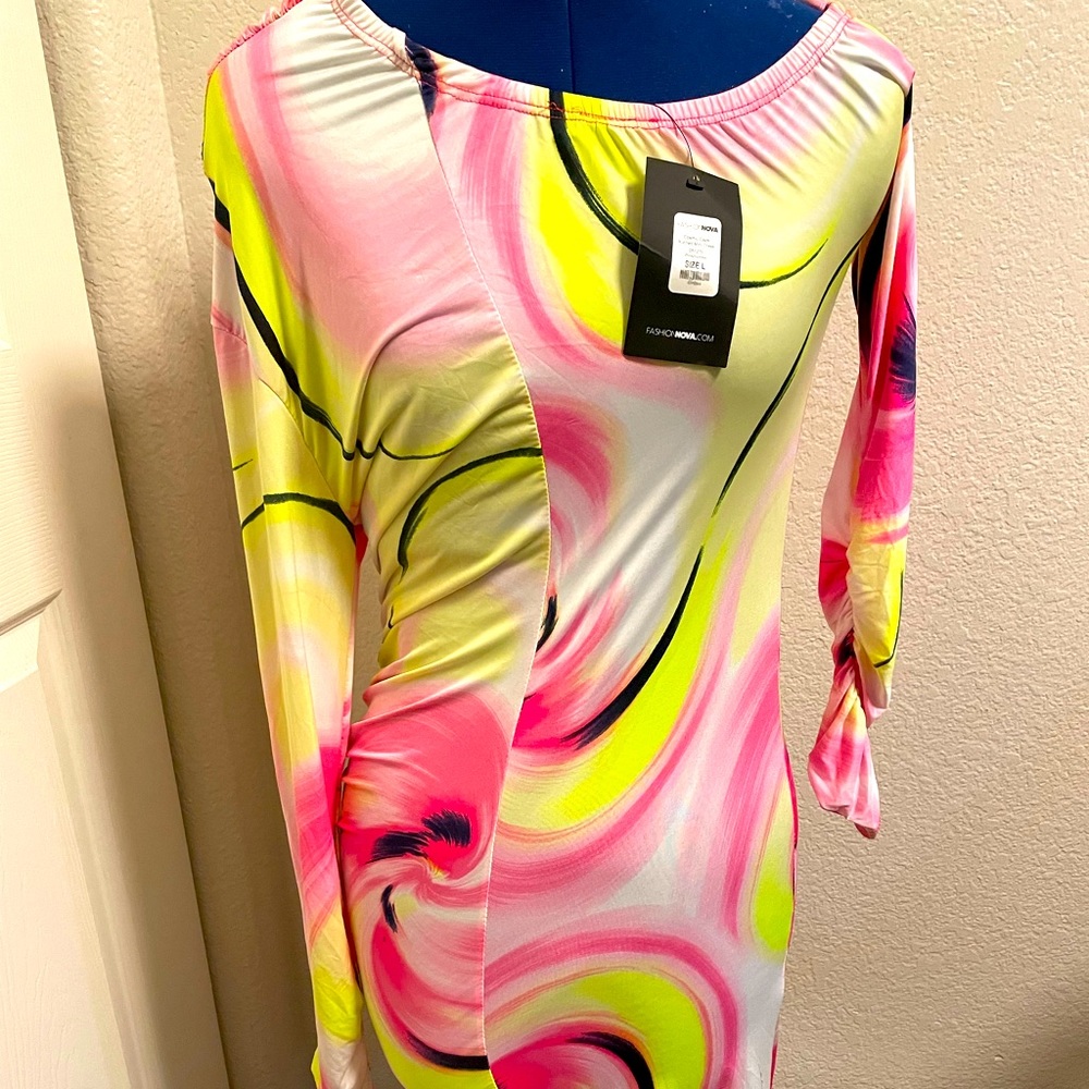 Multi. Color dress